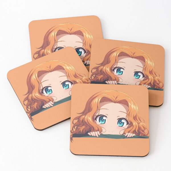 Artikelvorschau, Chibi Orange Pekoe Girls und Panzer Anime Peeking entworfen und verkauft von TorbenKuhano.