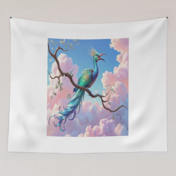 Item preview, Opalescent Bird on Floating Branch Fantasy designed and sold by Max Store.