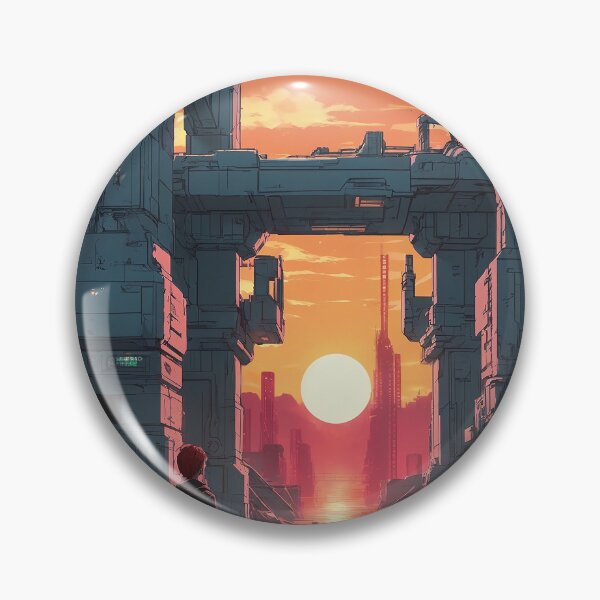 Item preview, Binary Sunset 1 designed and sold by cultpopinc.