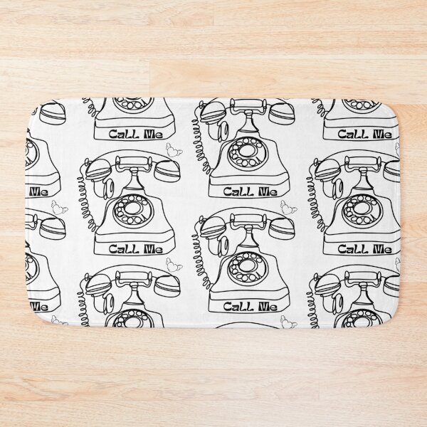 Item preview, Call Me – Retro Phone Minimal Design designed and sold by hayashimei.
