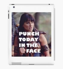 Punch Today In The Face (Larger) iPad Case/Skin