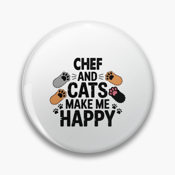 Item preview, Chef And Cats Make Me Happy - Funny Chef Cats Lover designed and sold by Oussinc.