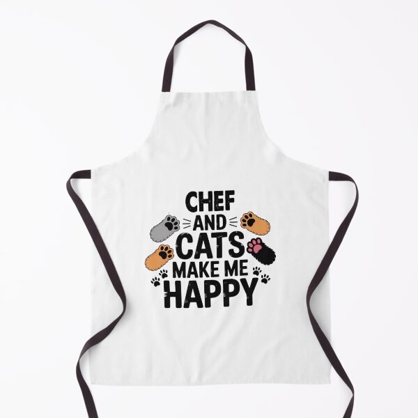 Item preview, Chef And Cats Make Me Happy - Funny Chef Cats Lover designed and sold by Oussinc.