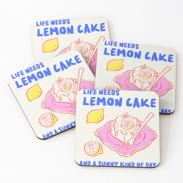 Item preview, Copy of Hand Drawn Summer Amalfi Italy Lemon Cake designed and sold by ScorpioSunStudio.