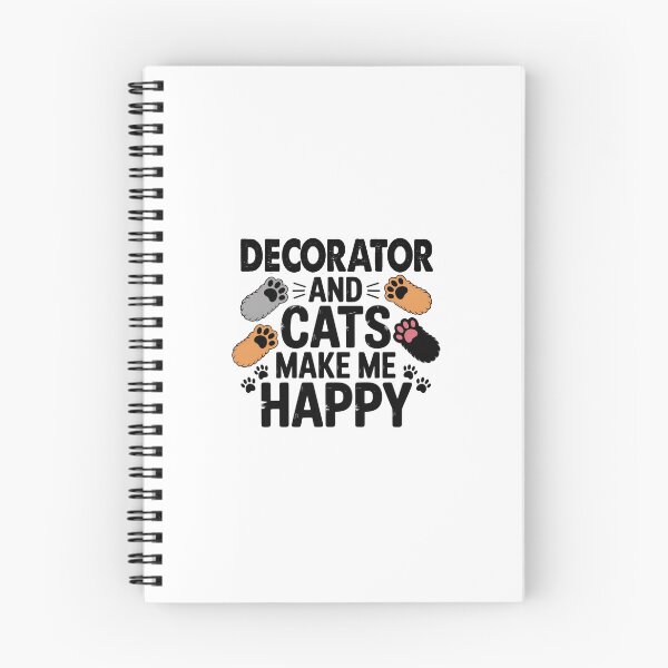 Item preview, Decorator And Cats Make Me Happy - Funny Decorator Cats Lover designed and sold by Oussinc.