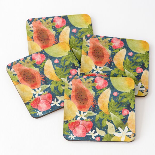 Item preview, Tropical Fruits Loose Watercolour designed and sold by Kathsart.