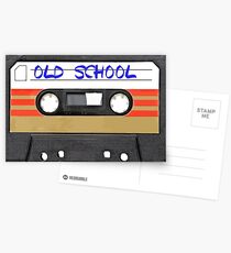 Old school music Postcards