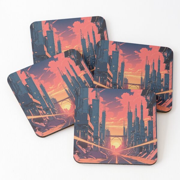 Item preview, Binary Sunset #2 designed and sold by cultpopinc.