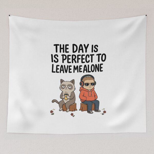 Item preview, funny rude The Day is Perfect to Leave me Alone designed and sold by Uglyandcute.