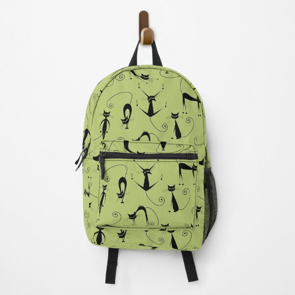 Item preview, Black Cats in Green designed and sold by Dawne's Designs.