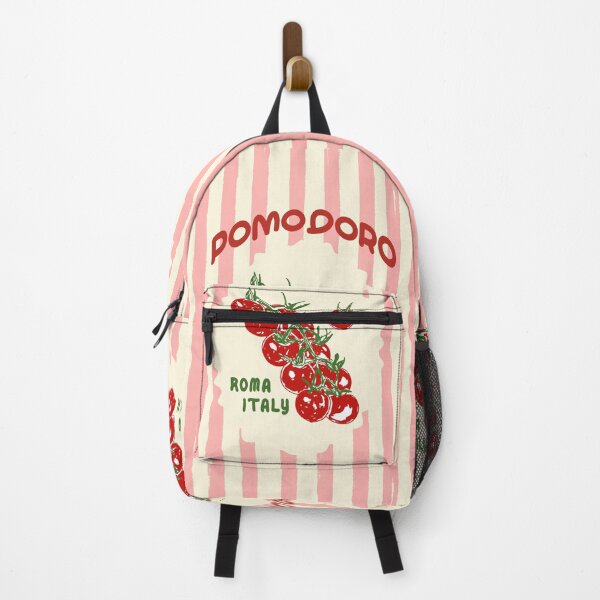 Item preview, Pomodoro Tomatoes Retro Pink Stripes designed and sold by MaiZephyr.