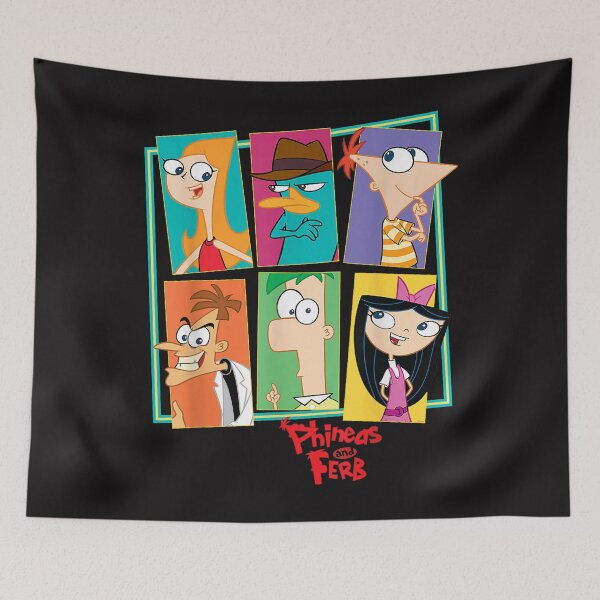 Item preview,  Disney Phineas And Ferb Character Collage designed and sold by DonaldSorg5.