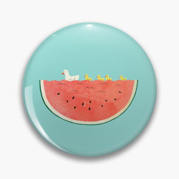 Item preview, duckies and watermelon designed and sold by Milkyprint.
