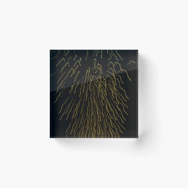 Item preview, Abstract portrait design with golden wavy light streaks designed and sold by optimusprime39.