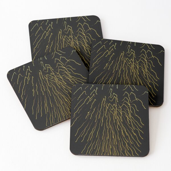 Item preview, Abstract portrait design with golden wavy light streaks designed and sold by optimusprime39.