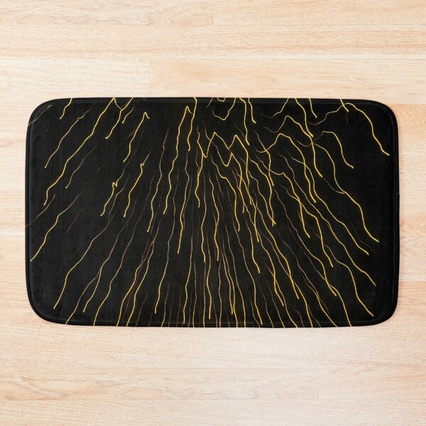 Item preview, Abstract portrait design with golden wavy light streaks designed and sold by optimusprime39.