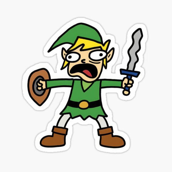 Item preview, Screamin’ Elf Dude with a Sword designed and sold by The Meme Forge.