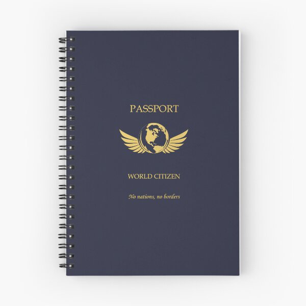 Item preview, World Citizen Passport (Blue) designed and sold by Regin Productions.