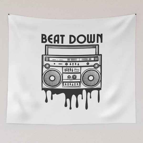 Item preview, Beat Down Melting Boombox designed and sold by UNK-Fatigues.