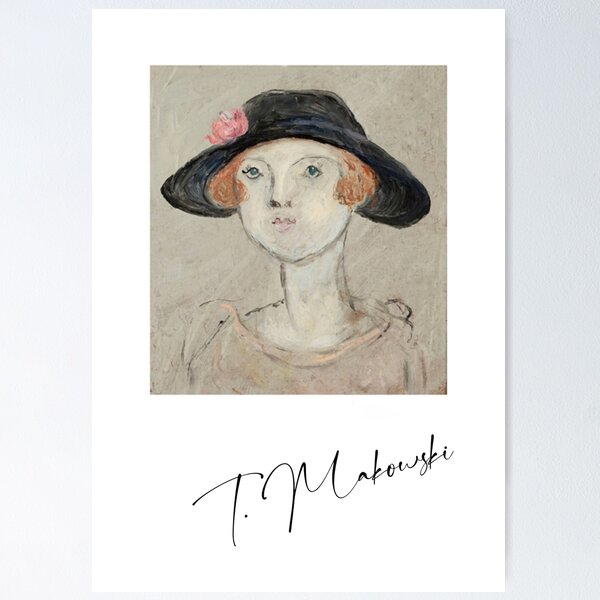 Item preview, Woman in Black Hat by Tadeusz Makowski  designed and sold by besensible.