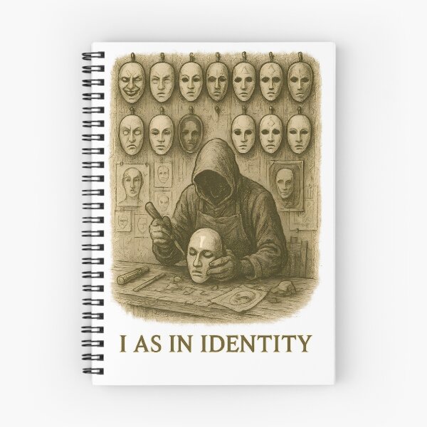 Item preview, I as in identity dark theme political cynical alphabet designed and sold by dark alphabet.