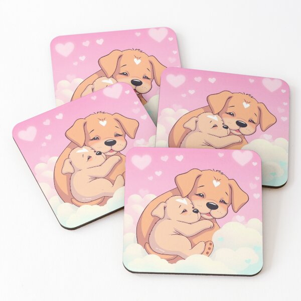 Item preview, Adorable puppy with his mom designed and sold by Oscartoon.