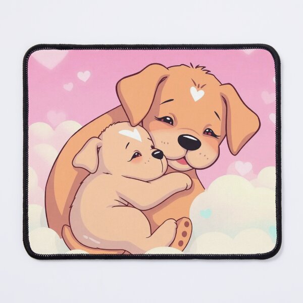 Item preview, Adorable puppy with his mom designed and sold by Oscartoon.