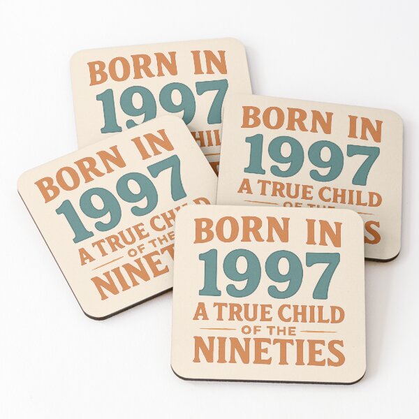 Item preview, Born in 1997 – A True Child of the Nineties designed and sold by TheWonkyEaselCo.