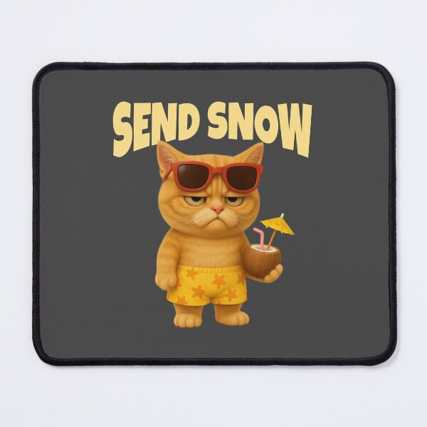 Item preview, Grumpy Cat in Sunglasses – Send Snow Summer Mood designed and sold by iamwonderkitty.