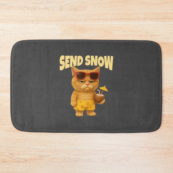 Item preview, Grumpy Cat in Sunglasses – Send Snow Summer Mood designed and sold by iamwonderkitty.