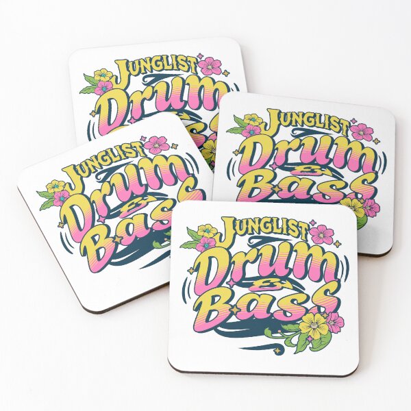 Item preview, JUNGLIST  - Island Tropic DNB (Navy/pink) designed and sold by Discothreadz.