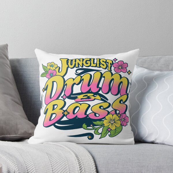 Item preview, JUNGLIST  - Island Tropic DNB (Navy/pink) designed and sold by Discothreadz.