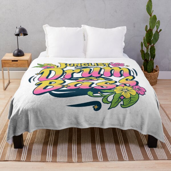 Item preview, JUNGLIST - Island Tropic DNB (Navy/pink) designed and sold by Discothreadz.
