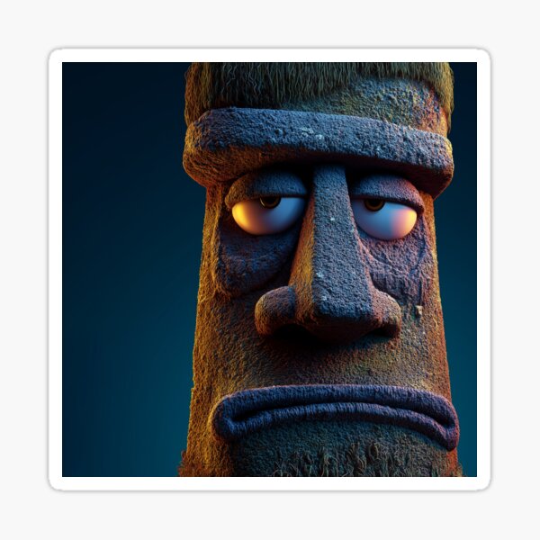 Item preview, Moai Statue designed and sold by Pixels & Co..