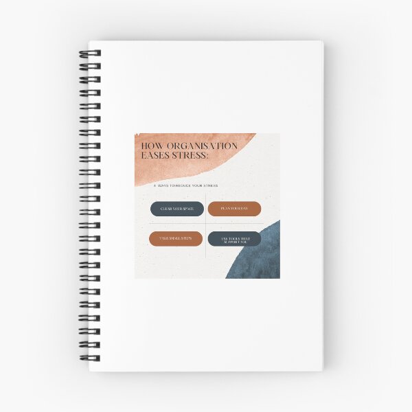 Item preview, Organise space, ease stress, plan, use tools, progress. designed and sold by InsightTC.