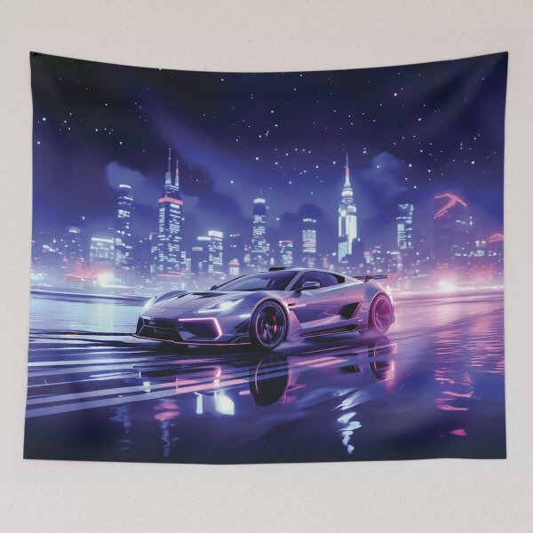 Item preview, Night Drive Skyline designed and sold by Marcu Ioachim.