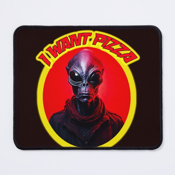 Item preview, I WANT PIZZA  designed and sold by PSYCHOKITTY MERCH.