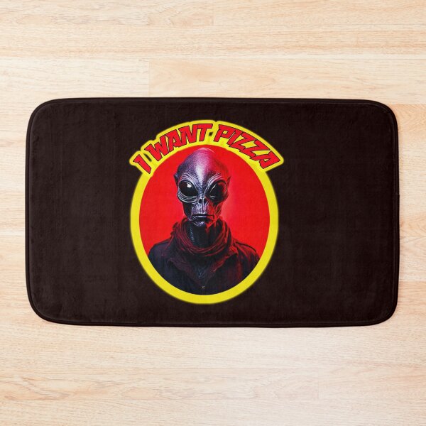 Item preview, I WANT PIZZA  designed and sold by PSYCHOKITTY MERCH.