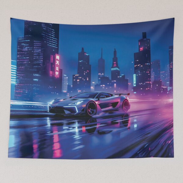 Item preview, Futuristic Car Chase designed and sold by Marcu Ioachim.