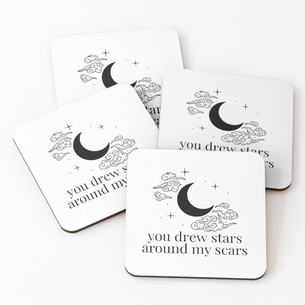 Item preview, you drew stars around my scars designed and sold by SWETA HALDER.