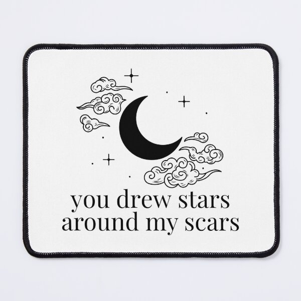 Item preview, you drew stars around my scars designed and sold by SWETA HALDER.