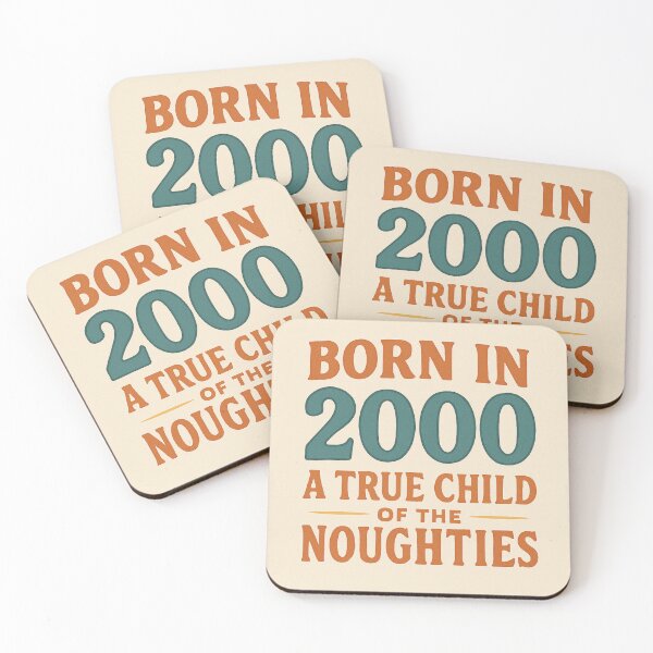 Item preview, Born in 2000 – A True Child of the Noughties designed and sold by TheWonkyEaselCo.