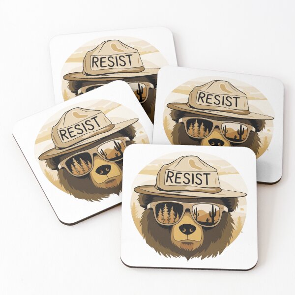 Item preview, Protect our national parks - smokey the bear Resist and hands off our Public Lands designed and sold by SkeletonsDanger.