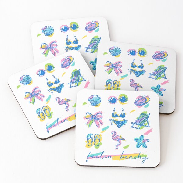 Item preview, Feelin’ Beachy – Summer Vibes Icons designed and sold by HasHs.