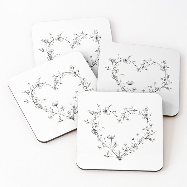 Item preview, Heartshape Flowers designed and sold by NicolasGlowArt.