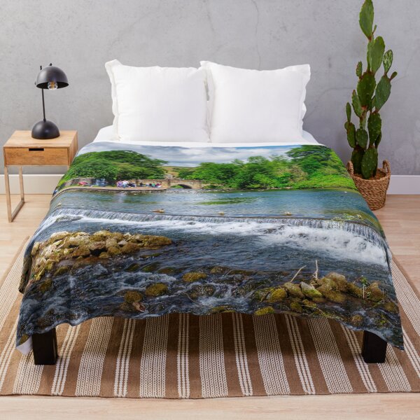 Item preview, River Wye Weir Bakewell designed and sold by Alisonchambers2.