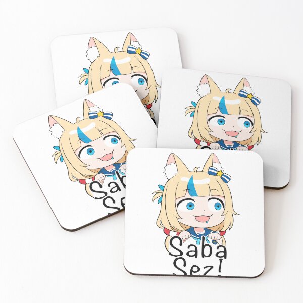 Item preview, Drooling Sameko Saba Vtuber "Saba Sez!" Scuffed Design designed and sold by Fresh Oshi Pressed.