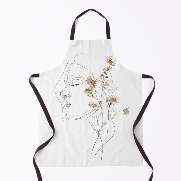 Item preview, Girl Flowers Face designed and sold by NicolasGlowArt.