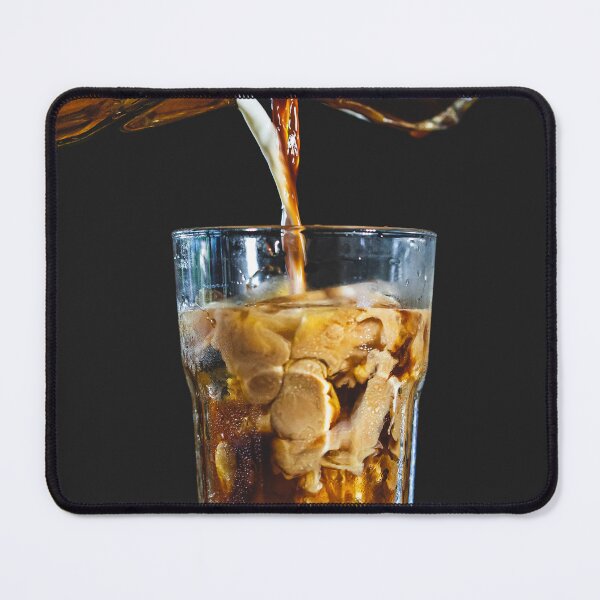 Item preview, "Time For A Coffee" Coffee mixed with milk at dark background  designed and sold by MaikKleinert.