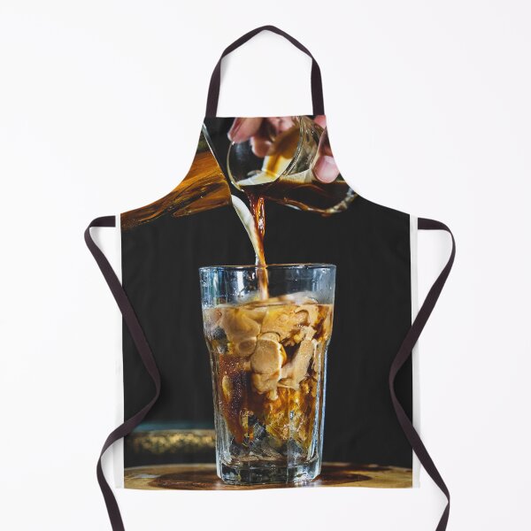 Item preview, "Time For A Coffee" Coffee mixed with milk at dark background designed and sold by MaikKleinert.